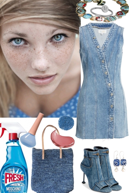 BLUE DENIM ~ 61723- Combinazione di moda