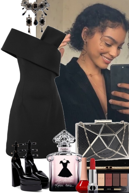 LITTLE BLACK DRESS ~ 1AUG23- Combinazione di moda