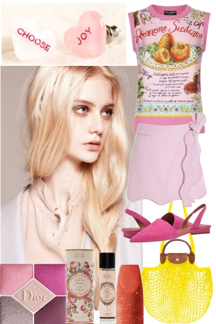 SUMMERY PINK 81123- Fashion set