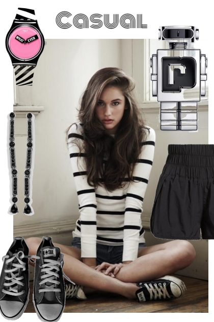 STRIPED SHIRT 9-3-2023- Fashion set