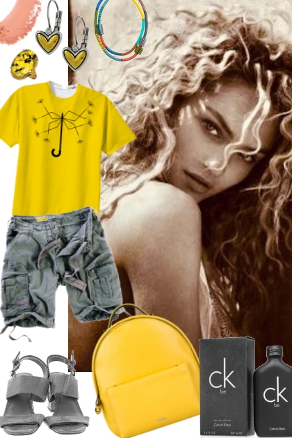 CARGO SHORTS AND TEE AUGUST 11, 2024- Fashion set