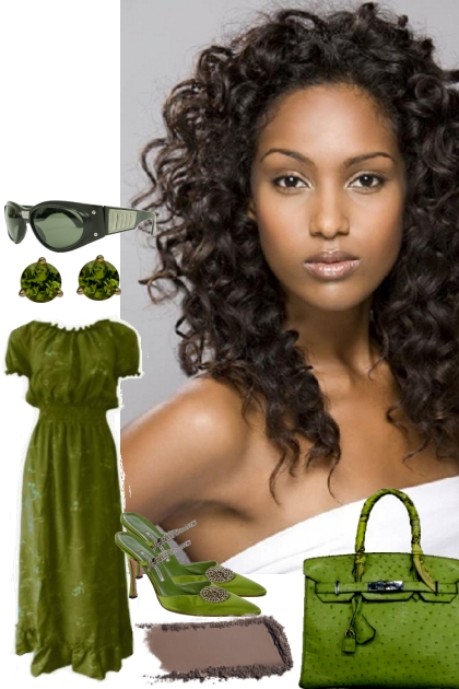 CASUAL GREEN 9/18/24- Combinazione di moda