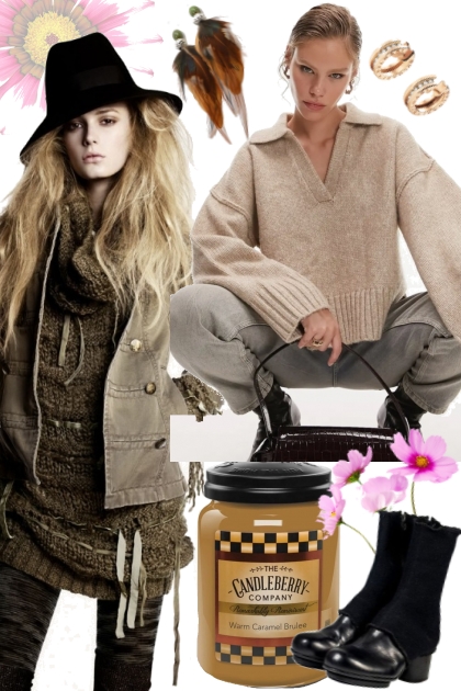 TWO COZY OUTFITS 9/24/24- combinação de moda