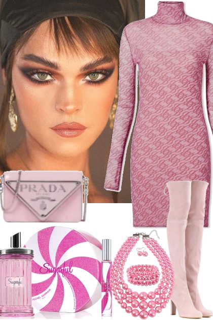 11/2/24 PINK PRINT DRESS- Fashion set