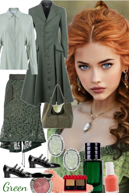 11/15/24 GREEN- Combinazione di moda