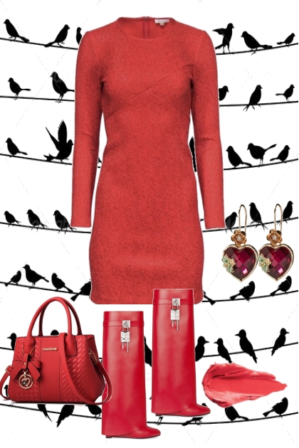 11/22/24 AND THEN THERE WAS RED- Combinazione di moda