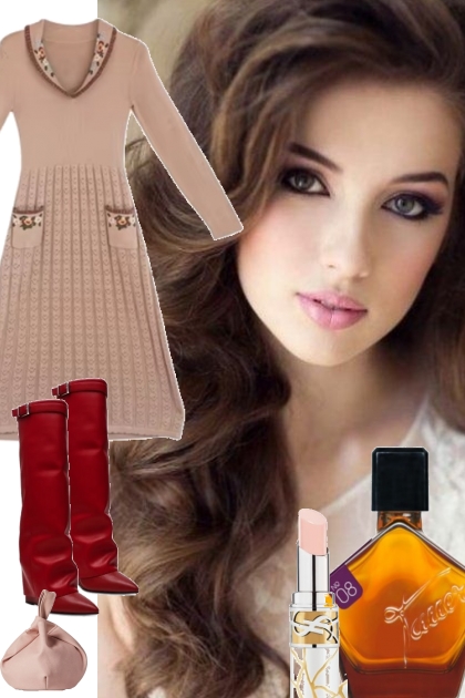 11/24/24 sweater dress.- Combinazione di moda