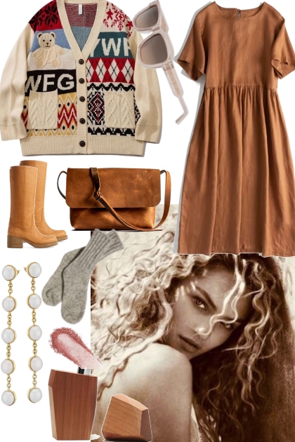 2/3/2025 EARTHY CURLY GIRL- Fashion set