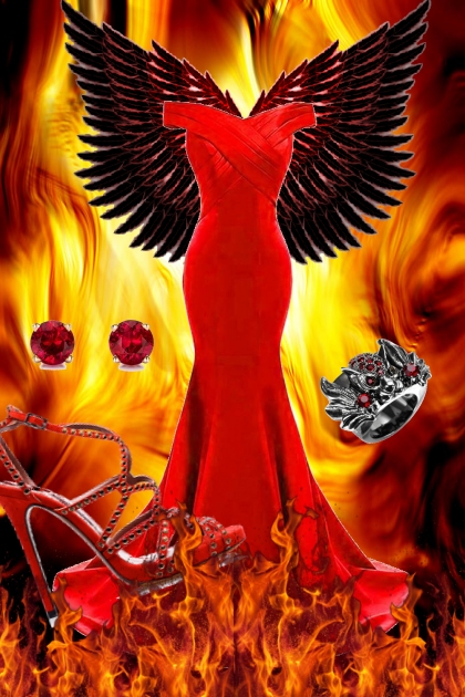 Hell Wings- Combinazione di moda