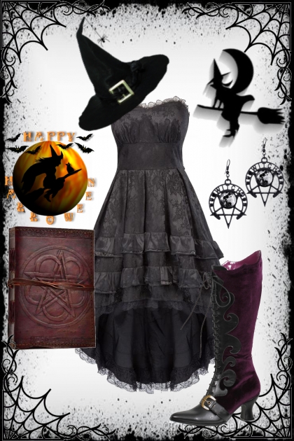 Happy Halloween Witches- Fashion set