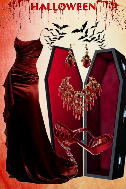 Vampire Halloweeen- Модное сочетание