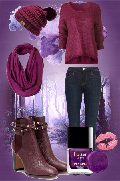 Purple Day- Модное сочетание