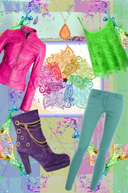 Happy Colorful Day :)- Combinaciónde moda