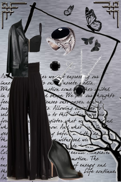 Black and Gray Day :)- Fashion set