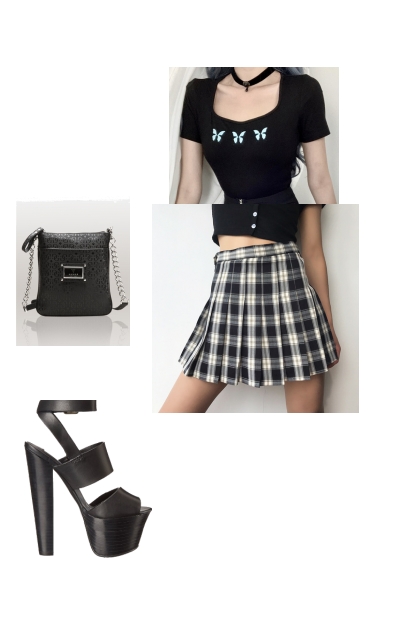 School girl- Combinazione di moda