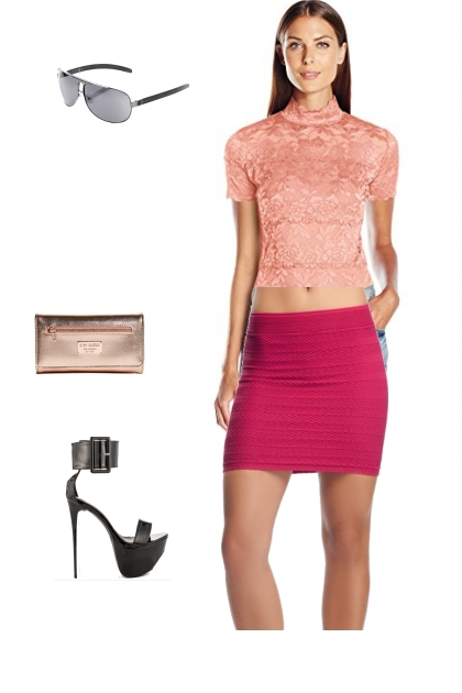 Pink MY-Tie- Модное сочетание