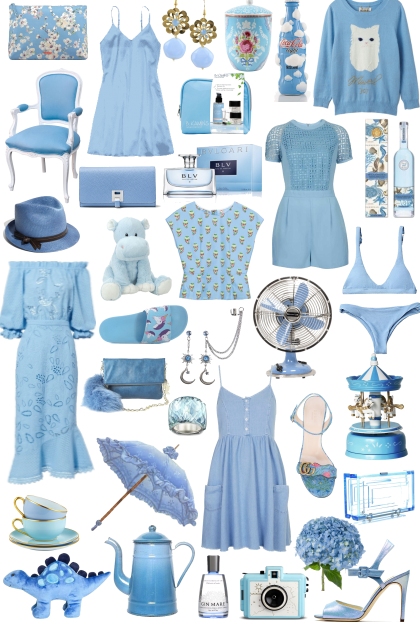 Light blue- Combinaciónde moda