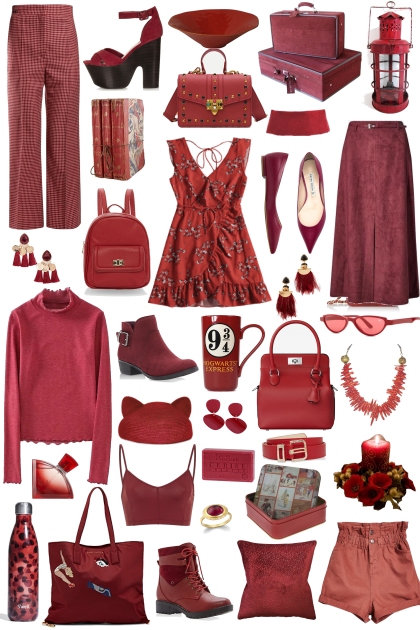 Brownie red- Fashion set