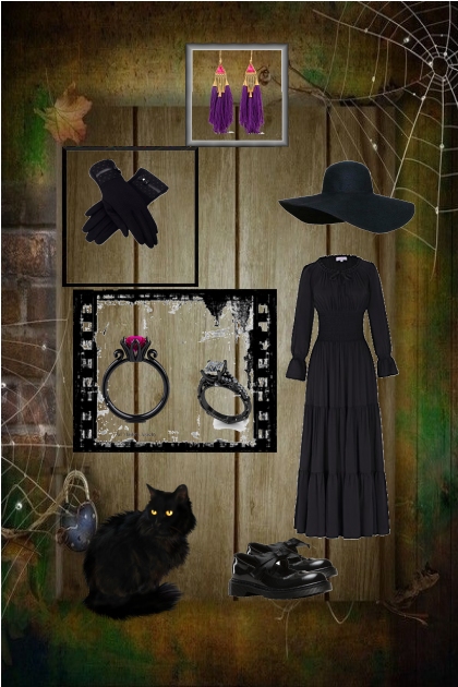 witch style- Combinazione di moda