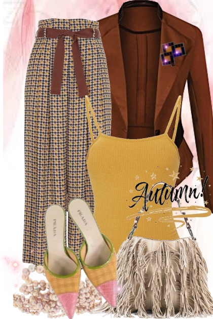  Autumn in brown- combinação de moda