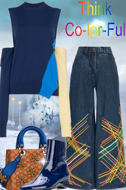 Think colorful- Combinazione di moda