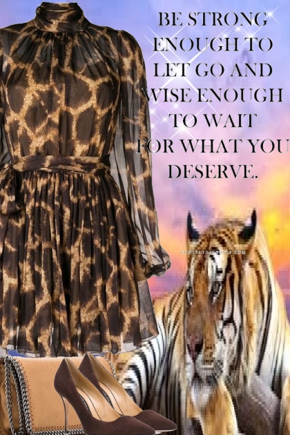 Wait for what you deserve- Combinazione di moda