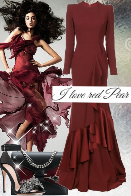 Red Pear- Fashion set