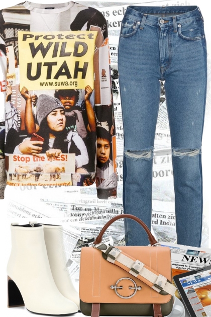 blue jeans - combinação de moda
