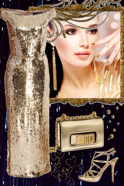 Gold Dress- Модное сочетание