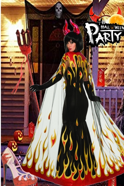  Beautiful halloween party- Fashion set