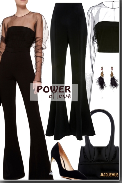 Black is the Power of love - Combinaciónde moda