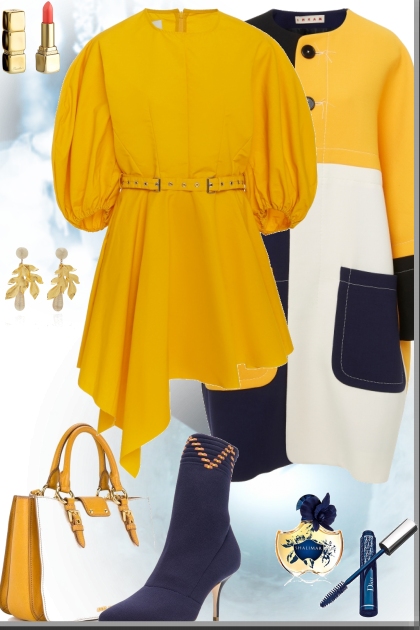 Lovely yellow- Modna kombinacija