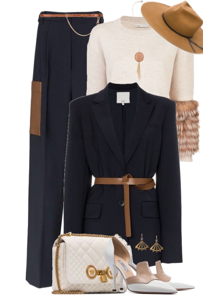 Belted Blazer - Combinazione di moda