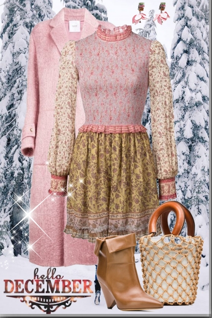 Pink coat - Fashion set