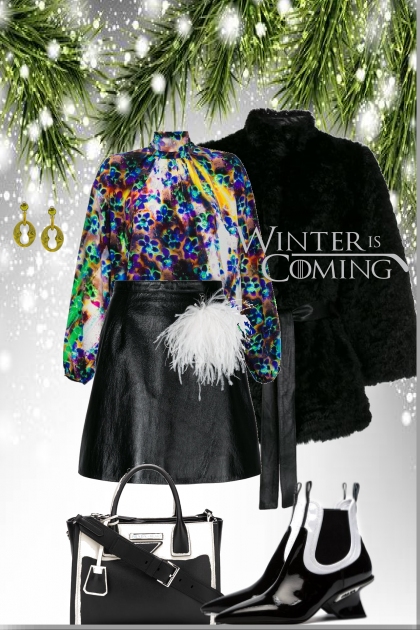 Winter is coming soon- combinação de moda