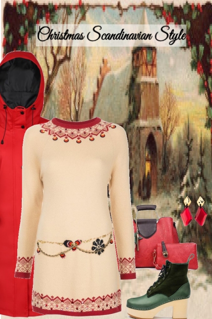 Christmas scandinavian Style- Fashion set