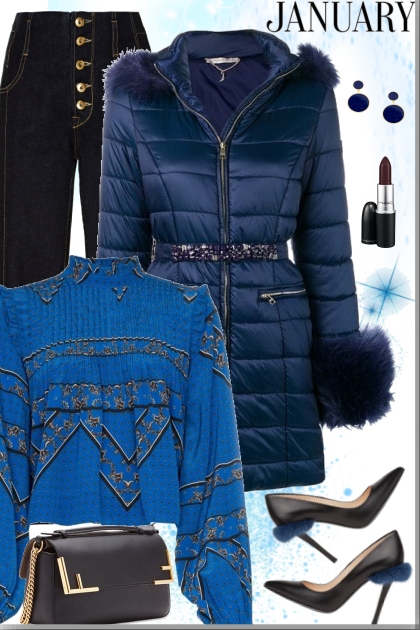 Blue January !- Fashion set