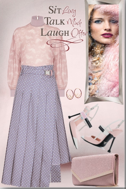 Pink Pastel- Combinazione di moda
