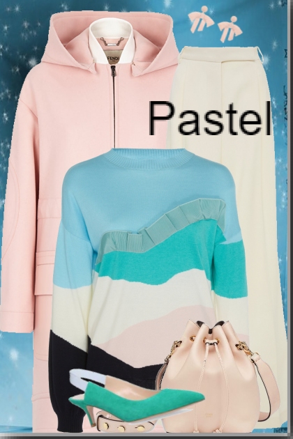 Pastel- Modekombination