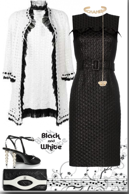 Black&white !!!- combinação de moda