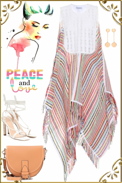 Peace and Love <3- Combinaciónde moda