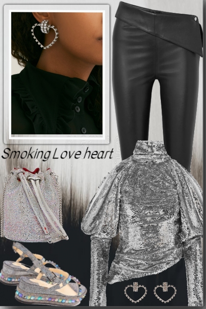 Smoking Love heart- Fashion set