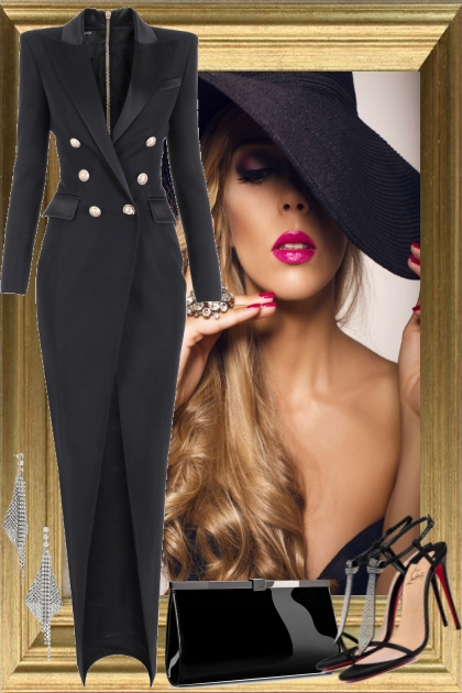 Blazer Gown - Fashion set