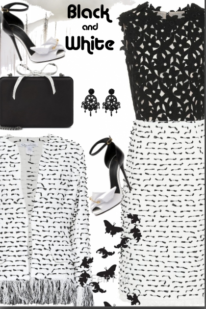 Black and White <3 <3 <3 <3 - Fashion set