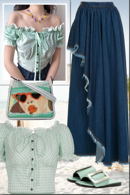 Feclothing plaid shirt- Combinaciónde moda