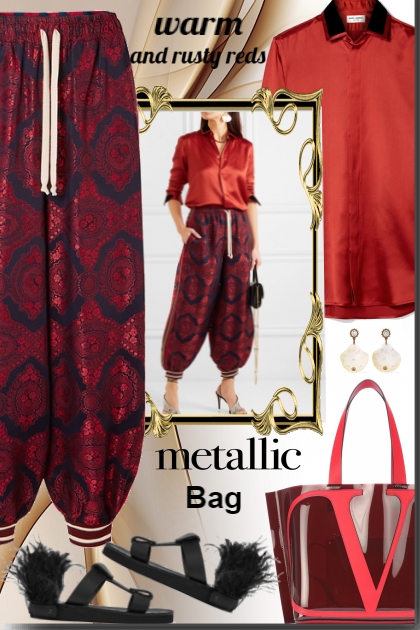 Metallic Bag- Fashion set