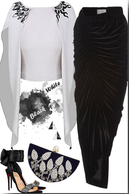 Black and White !!!!- Fashion set