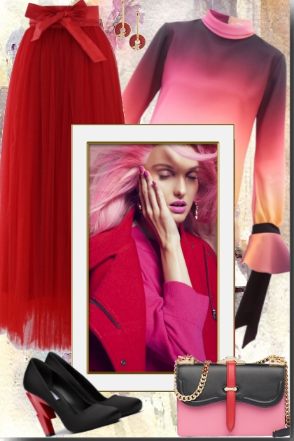 Pink & Red - Модное сочетание