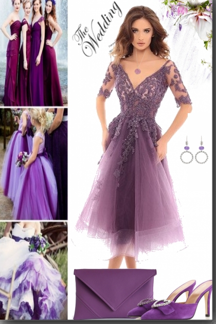 Purple Wedding - Combinazione di moda