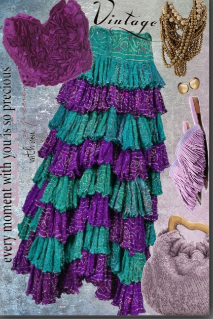 Vintage purple - Fashion set